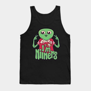 Im niners funny cute 49 ers football victor design Tank Top